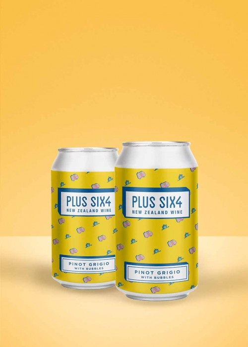 Plus Six4 Pinot Grigio with Bubbles (2-pack)